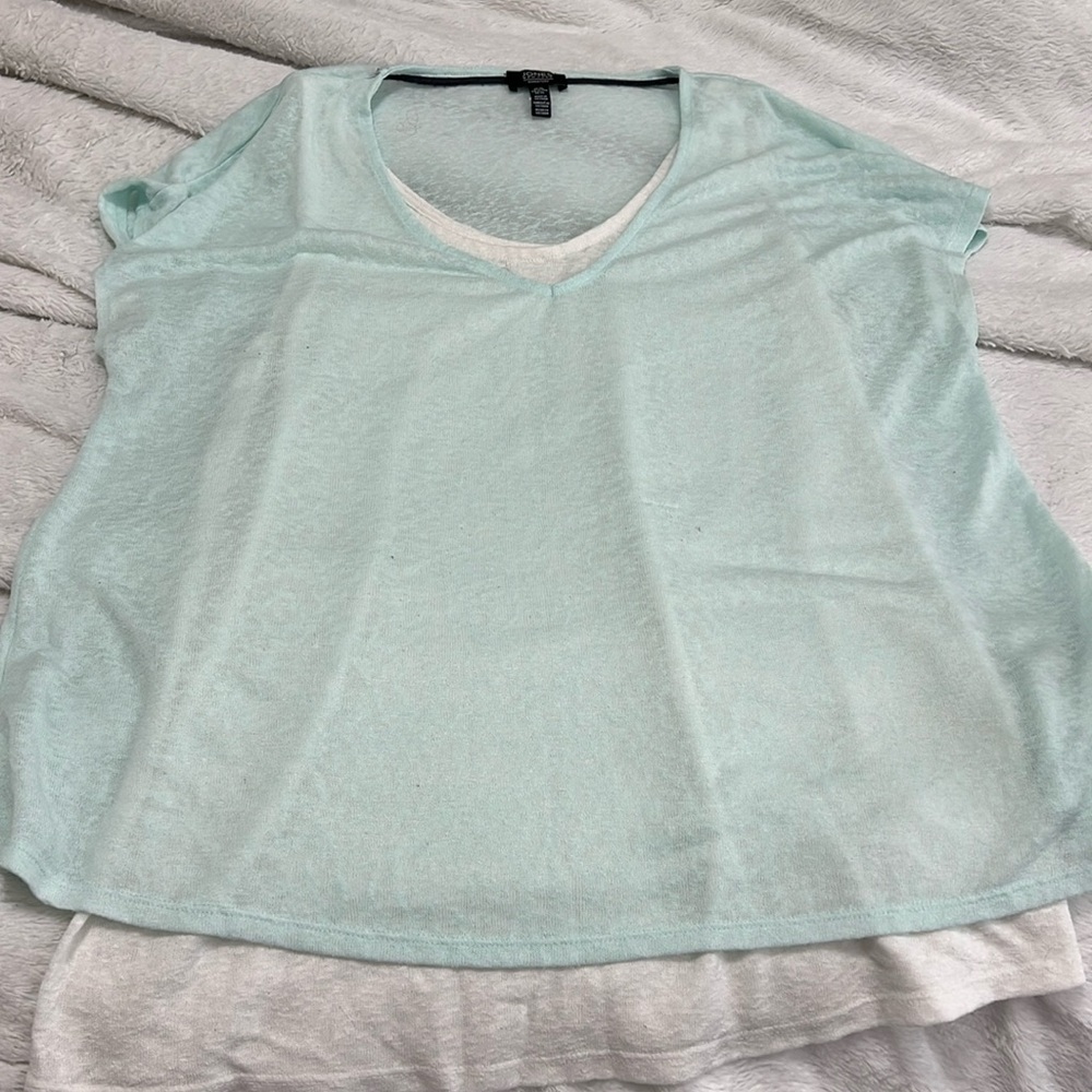 Woman’s shirt overlay Jones NY XL